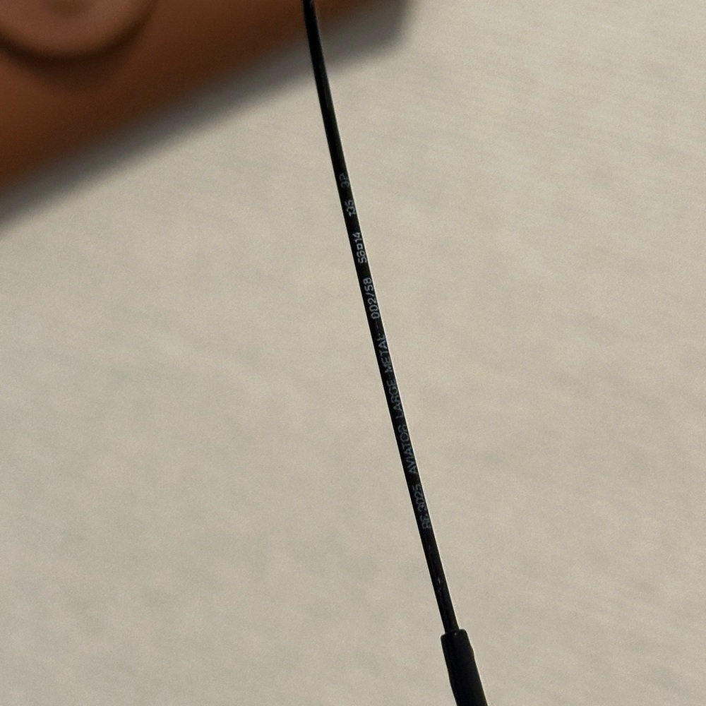 Ray-Ban Polarized Aviator in Total Black - Picture 5 of 5